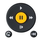 TiVo remote navigation buttons