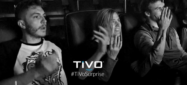 Movie audience shocked after pranked by TiVoSurprise event