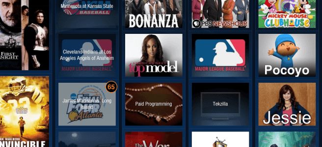 iPad apps can scroll the most popular shows, recommendations, and other helpful categories