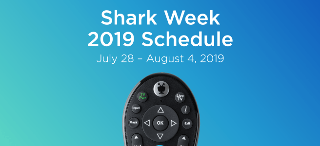 TiVo brings you everything you need to know about Shark Week 2019.