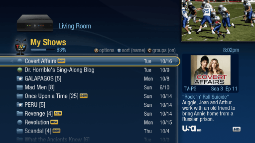 My Shows for Multi-Room Streaming