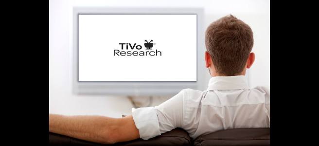man watching tv tivo research
