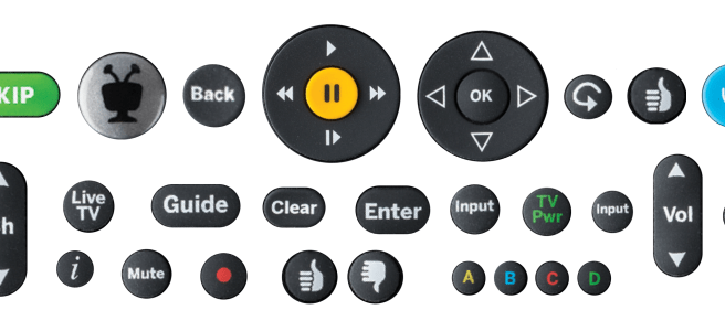 TiVo remote buttons